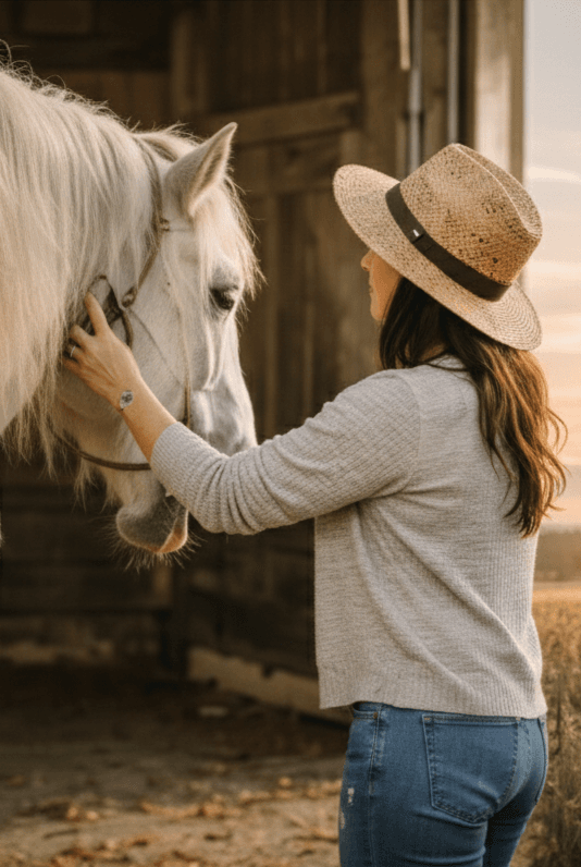 Equine-Assisted Programming - horse in pasture